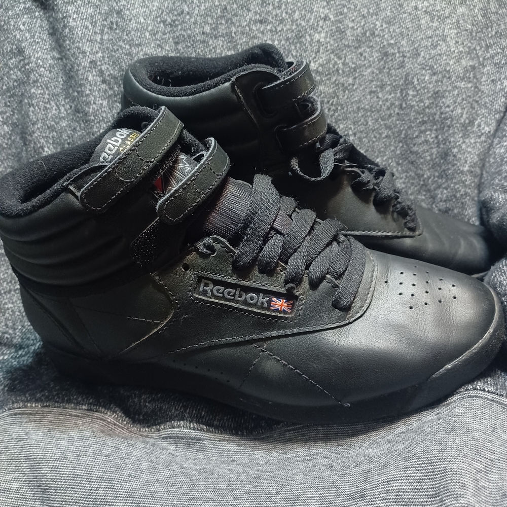 Reebok Black Hi Top